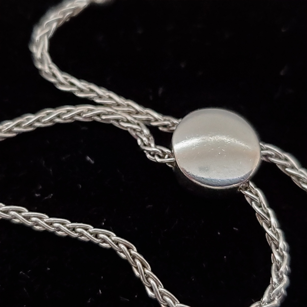 Sterling Sapphire Bolo Bracelet  (Fits up to 8 1/4” Wrist) - Picture 12 of 16